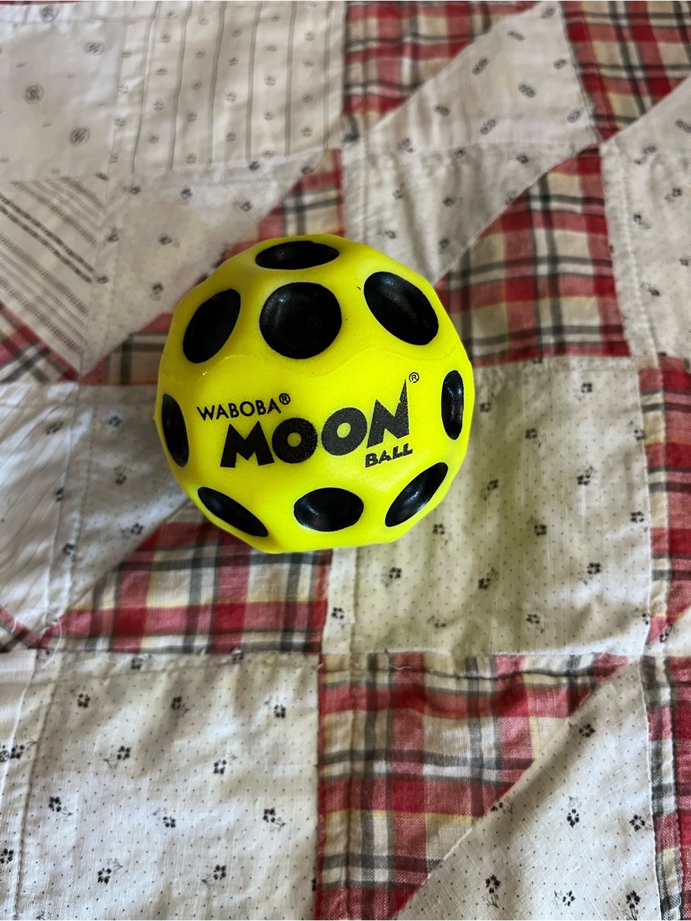 Waboba Moon Ball - Bright Yellow with Black Accents